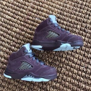 Nike Air Jordan 5 Retro Toddler "Burgundy" - Size 5C - FN4238-600